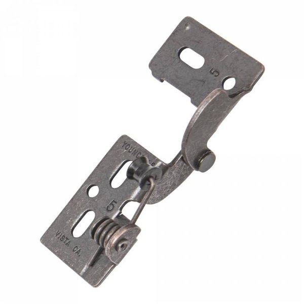 Youngdale Oil Rubbed Bronze 1/4 in. Overlay Self-Closing Hinge, PK 10 54.105.07x10